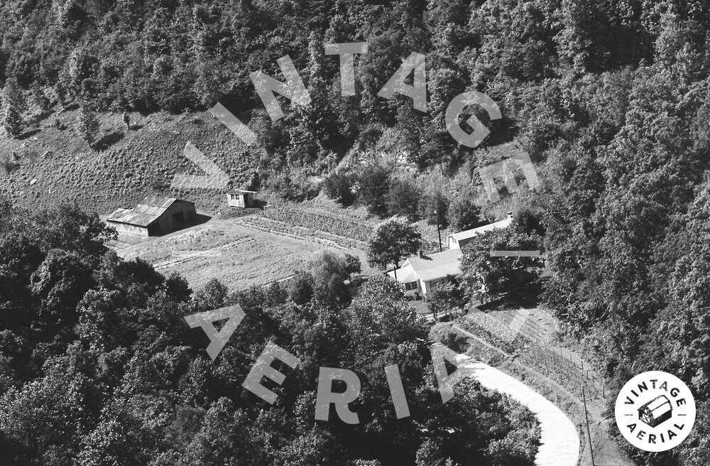 Vintage Aerial West Virginia Lincoln County 1983 59DLN7