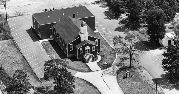 Vintage Aerial photo from 1963 in Amherst County, VA