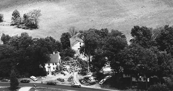 Vintage Aerial photo from 1966 in Rockingham County, NH