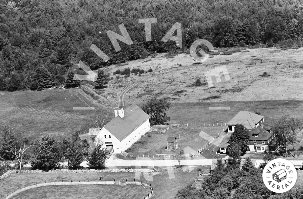 Vintage Aerial New Hampshire Strafford County 1963 7TST12