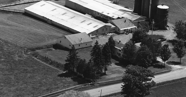 Vintage Aerial photo from 1988 in Lewis County, NY