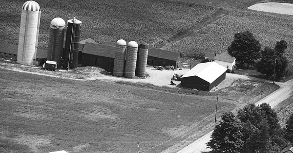 Vintage Aerial photo from -1986 in Wyoming County, NY