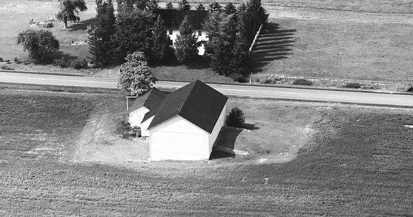 Vintage Aerial photo from 1967 in Centre County, PA