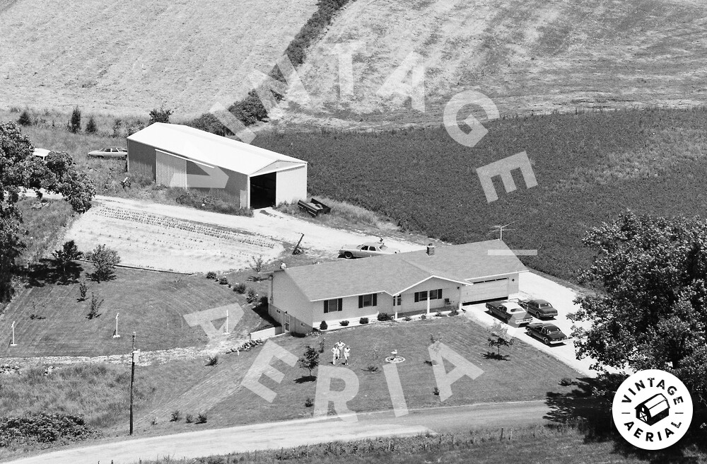 Vintage Aerial Missouri Ste. Genevieve County 1985 1ZSG20