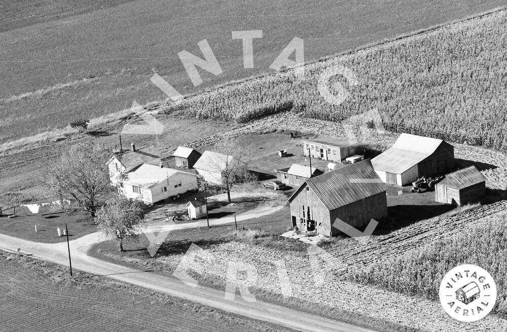 Vintage Aerial Illinois Effingham County 1984 33SEF13