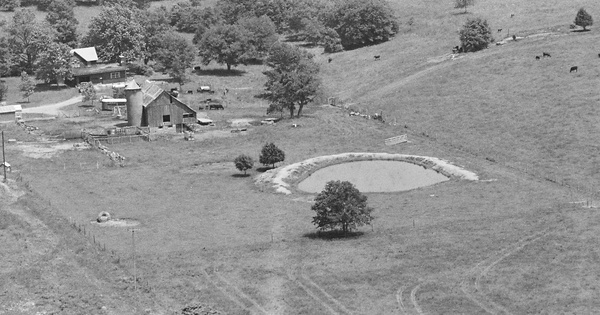 Vintage Aerial photo from 1982 in Lawrence County, MO