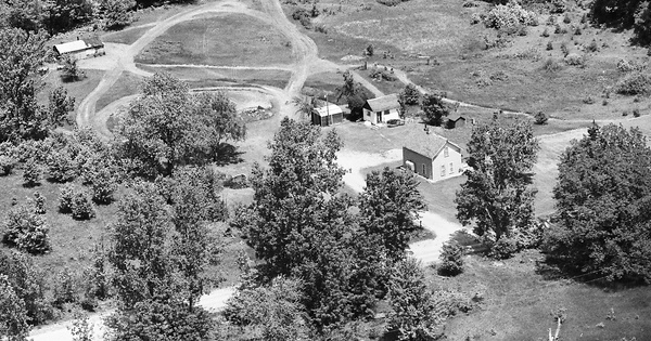 Vintage Aerial photo from 1982 in Gladwin County, MI