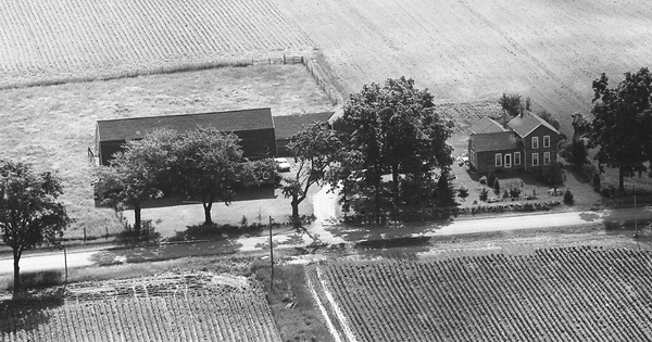 Vintage Aerial photo from 1972 in Ingham County, MI