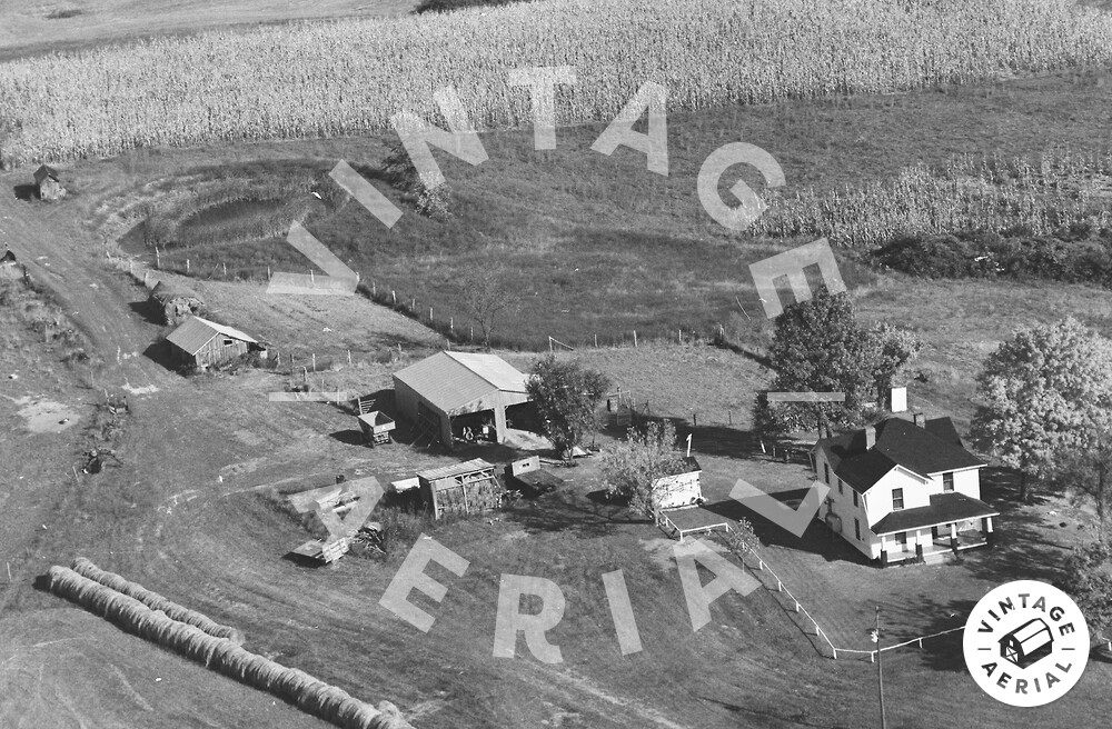 Vintage Aerial Kentucky Pendleton County 1980 16SPE11