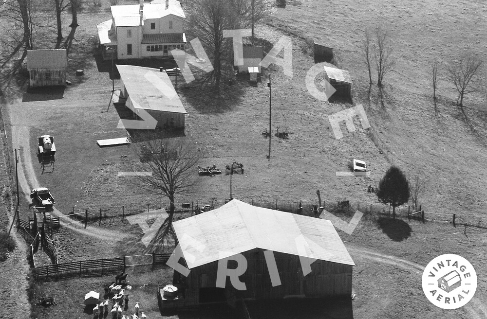 Vintage Aerial Kentucky Hart County 1978 58MHAT19
