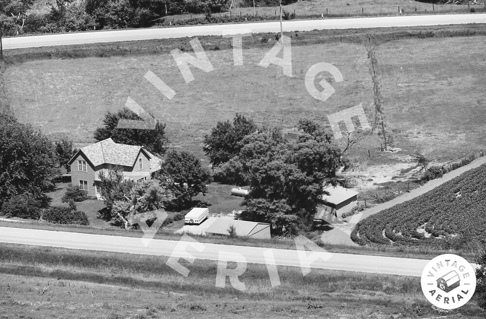 Vintage Aerial Iowa Monona County 1978 4YMON26