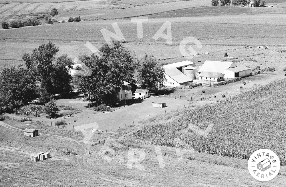 Vintage Aerial Iowa Buchanan County 1978 7YBU10