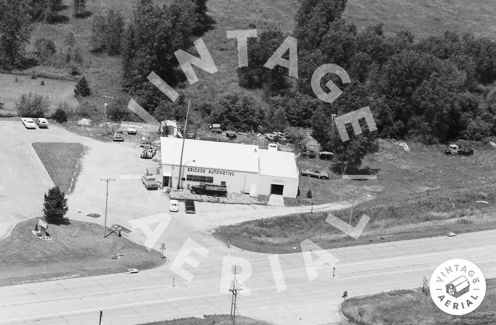Vintage Aerial Iowa Black Hawk County 1983 74KBH13