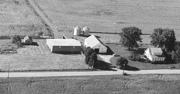 Vintage Aerial photo from 2000 in St. Joseph County, IN