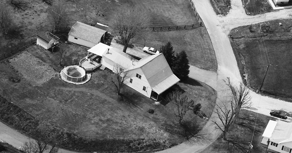 Vintage Aerial photo from 1989 in Boyd County, KY