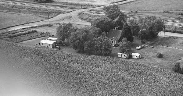 Vintage Aerial photo from 1981 in Morrison County, MN