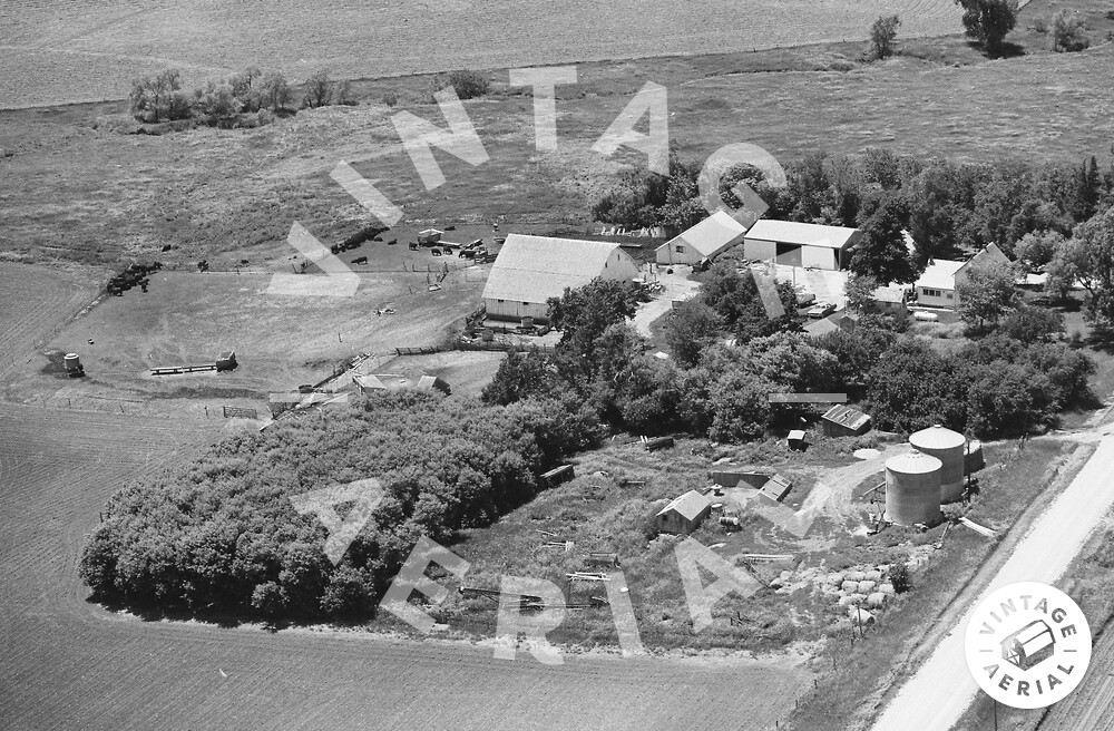 Vintage Aerial Iowa Pottawattamie County 1979 17GPO8