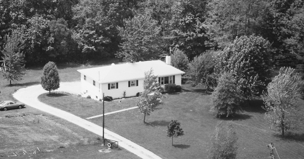 Vintage Aerial photo from 1985 in Monroe County, IN