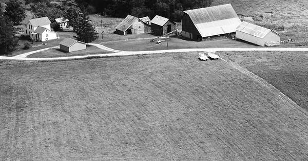 Vintage Aerial photo from 1973 in Houston County, MN