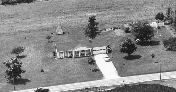 Vintage Aerial photo from 1991 in Grant County, IN