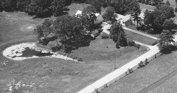 Vintage Aerial photo from 1990 in Hamilton County, IN