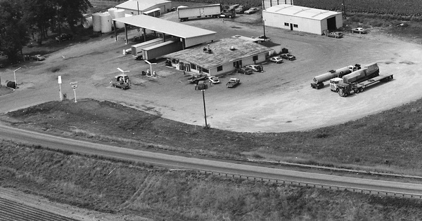 Vintage Aerial photo from 1984 in New Madrid County, MO