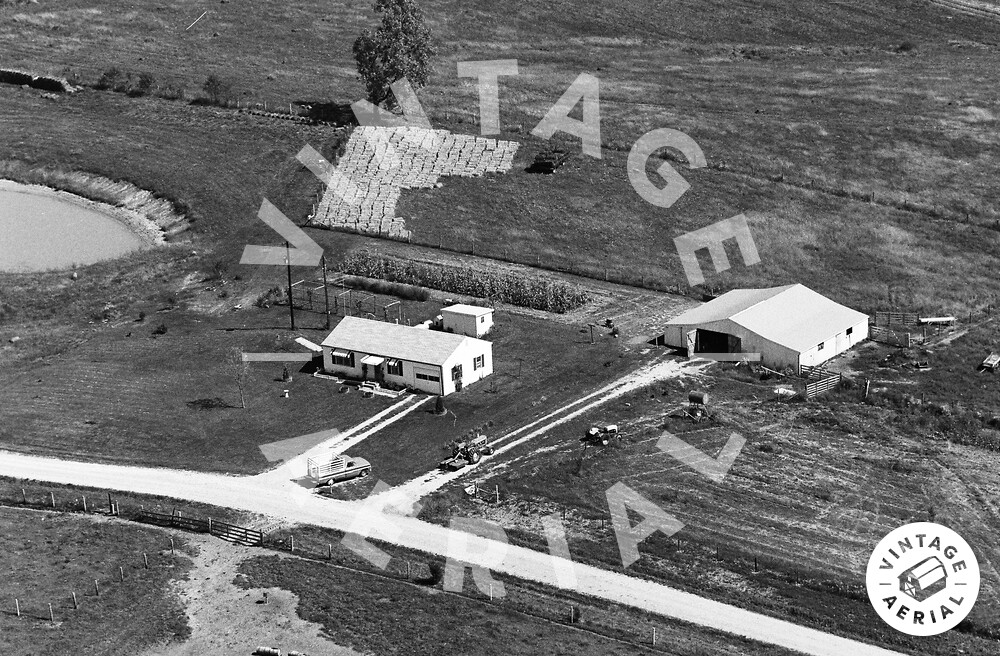 Vintage Aerial Missouri Macon County 1974 29GMA32