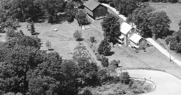 Vintage Aerial photo from 1980 in York County, PA