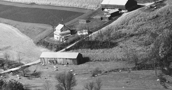 Vintage Aerial photo from 1985 in York County, PA