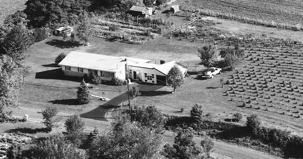 Vintage Aerial photo from 1984 in Luzerne County, PA