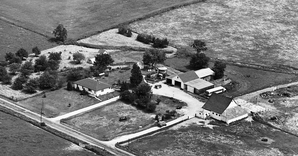 Vintage Aerial photo from 1966 in Grant County, IN