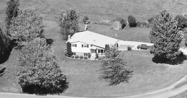 Vintage Aerial photo from 1988 in Clarion County, PA
