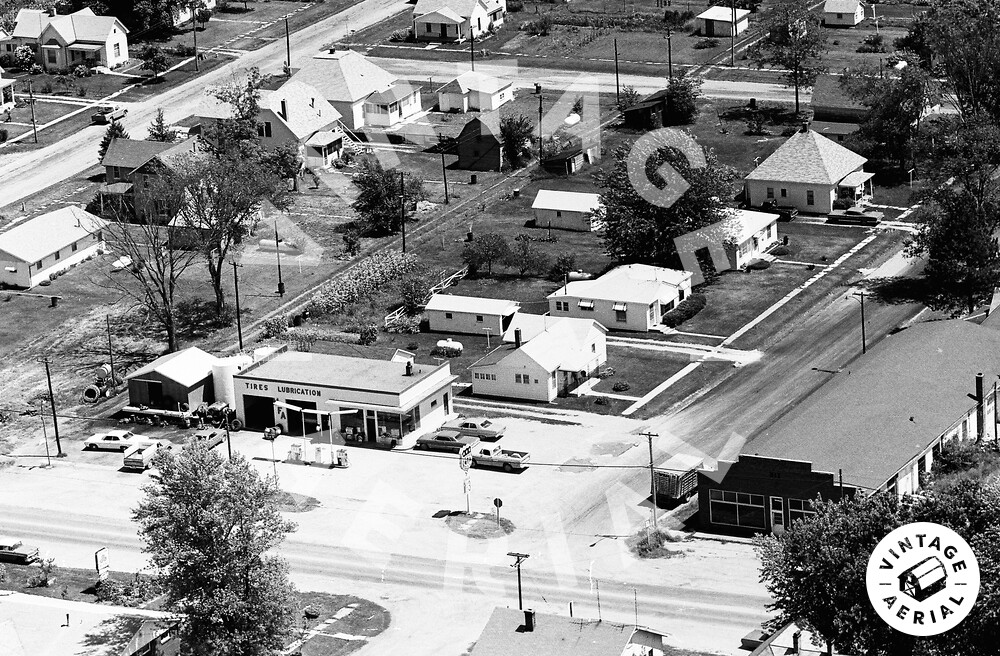 Vintage Aerial Missouri Shelby County 1971 25PSH10