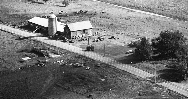 Vintage Aerial photo from -1986 in Washington County, NY