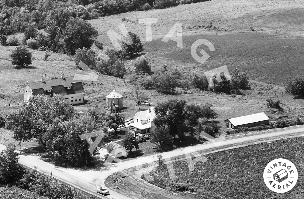 Vintage Aerial Missouri Clark County 1971 14PCL29