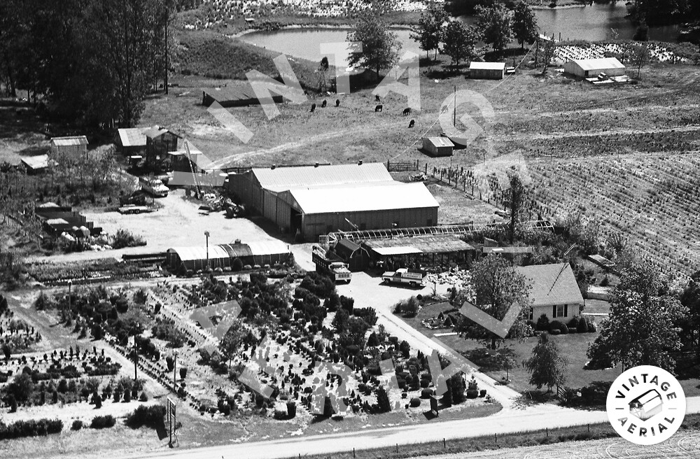 Vintage Aerial Indiana Decatur County 1976 4EDE23