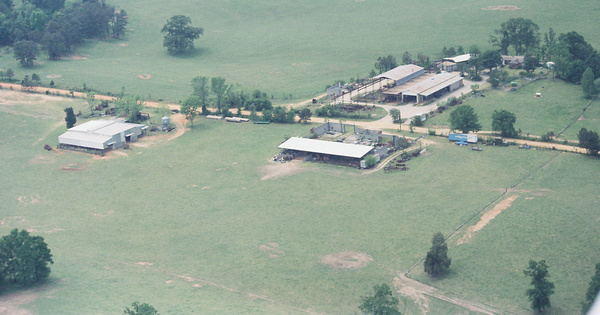 Vintage Aerial photo from 1997 in Lee County, AL