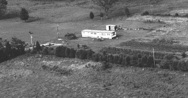Vintage Aerial photo from 1983 in Faulkner County, AR