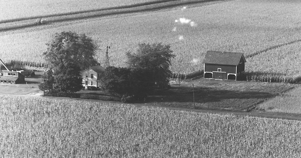 Vintage Aerial photo from 1971 in LaSalle County, IL