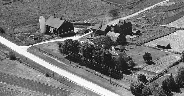 Vintage Aerial photo from 1965 in Lee County, IL