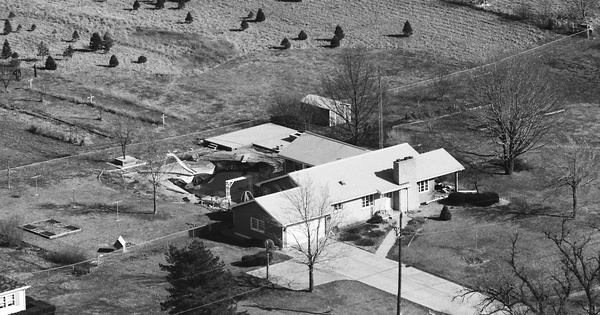 Vintage Aerial photo from 1989 in Sangamon County, IL