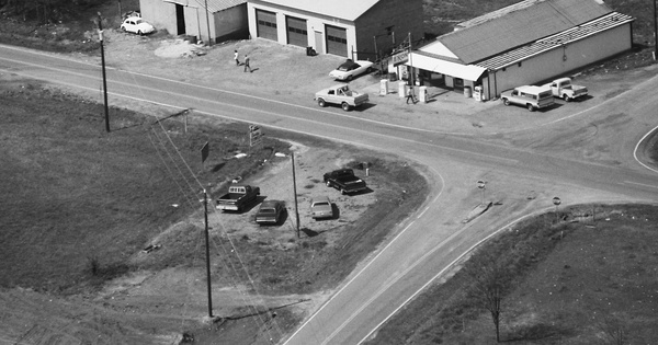 Vintage Aerial photo from 1987 in Stokes County, NC