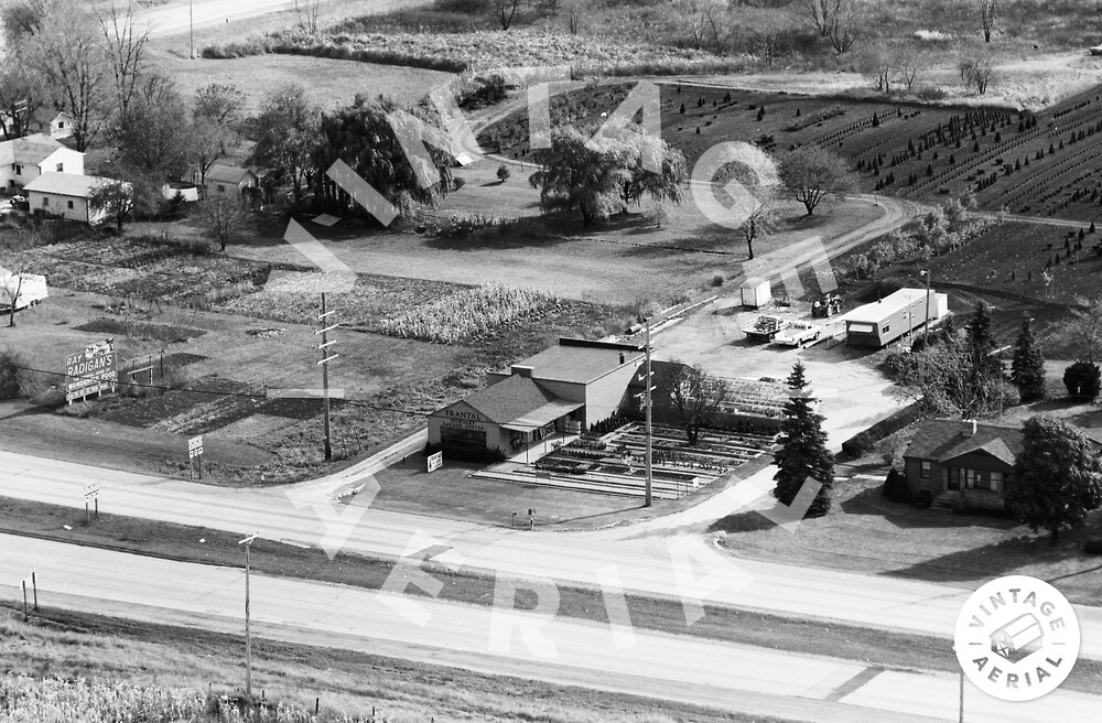 Vintage Aerial Wisconsin Kenosha County 1974 17KKE3