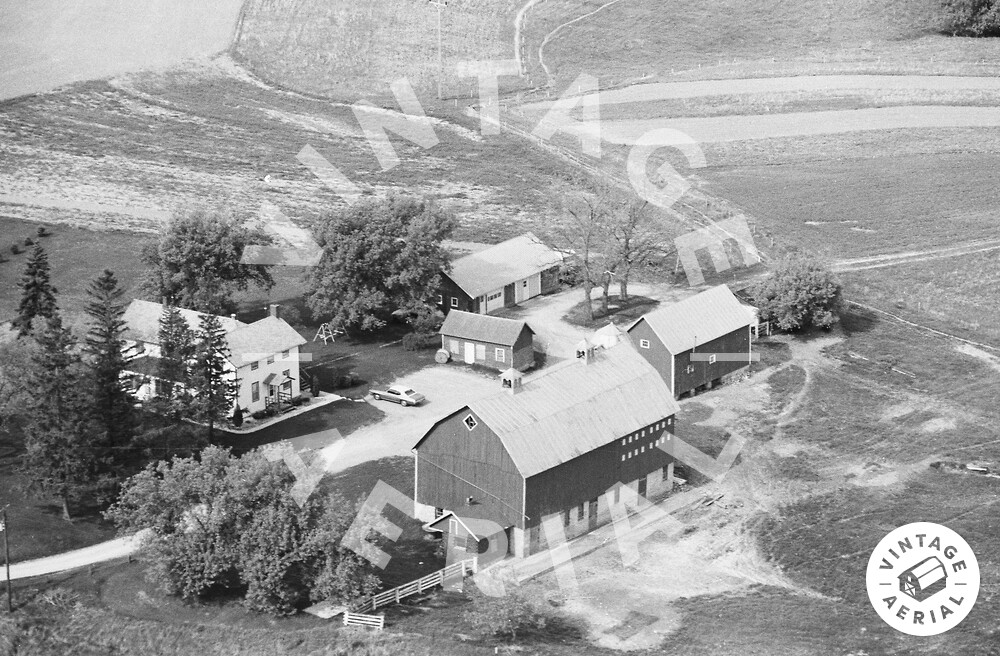 Vintage Aerial Wisconsin La Crosse County 1980 40NLA5