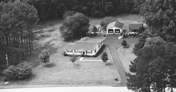 Vintage Aerial photo from 1993 in Heard County, GA