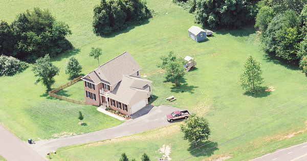 Vintage Aerial photo from 2002 in Culpeper County, VA