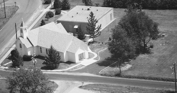 Vintage Aerial photo from 1987 in King George County, VA