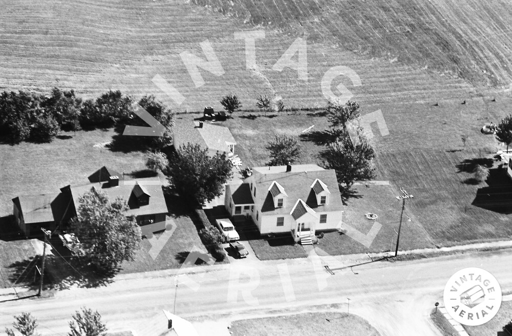 Vintage Aerial Maine Kennebec County 1964 112AKE12