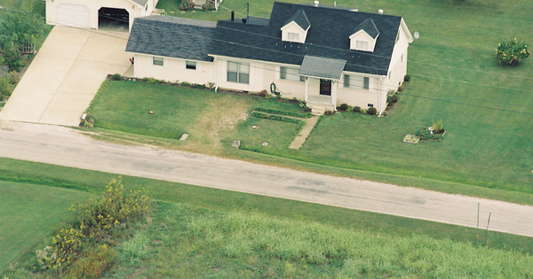 Vintage Aerial photo from 2003 in Henderson County, TN