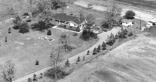 Vintage Aerial photo from 1984 in Blount County, AL